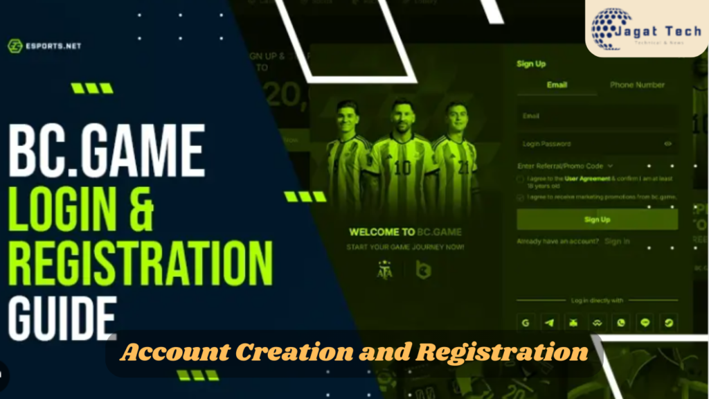 Account Creation and Registration