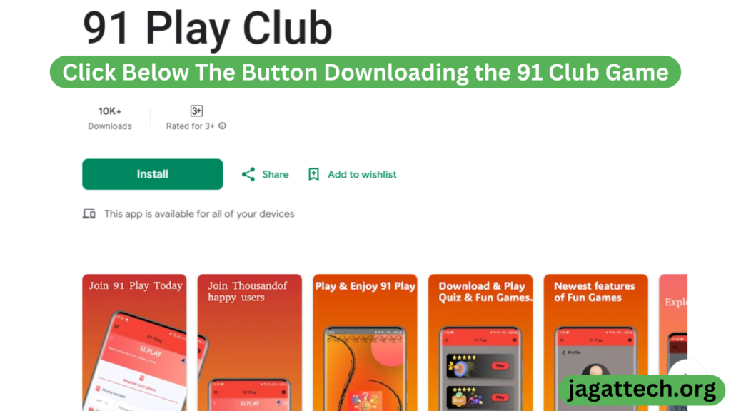 Downloading the 91 Club Game